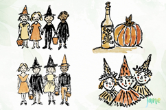 Watercolor Brush Doodle Halloween Product Image 1