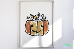 Watercolor Brush Doodle Halloween Product Image 2