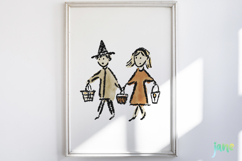 Watercolor Brush Doodle Halloween Product Image 2
