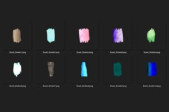 Watercolor Brush Strokes Clipart Product Image 2