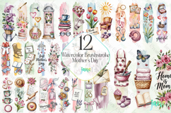Watercolor Brushstroke Mother's Day Product Image 1