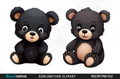 Watercolor Teddy Bear clipart Product Image 1