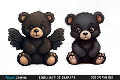Watercolor Teddy Bear clipart Product Image 1