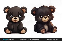 Watercolor Teddy Bear clipart Product Image 1