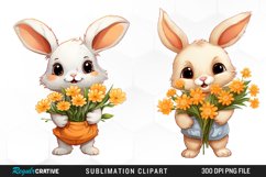 Cute bunny,Bunny clipart,Bunny with Flower,Floral Bunnies,Bunny Shirt,Cute Bunny Clipart,Easter Bunny PNG,Retro Bunny Png,Watercolor Rabbits,Baby Bunny Png,Digital Easter Bunny,Bunny Flower PNG,Bunny Flowers Png,Lovely Bunnies PNG, Cute Watercolor Bunny w