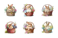 Bunny &amp; Flowers in Basket tumbler sublimation bundle designs Product Image 2