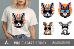 Watercolor Bunny Clipart,Cute Bunny Watercolor Illustration Product Image 1