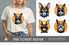 Watercolor Bunny Clipart,Cute Bunny Watercolor Illustration Product Image 1