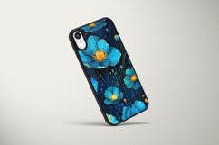 blue floral patterns, floral patterns, floral digital papers, flower patterns, tumbler wraps, set,