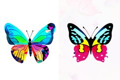 Watercolor Groovy Butterflies Sublimation Bundle,Watercolor,Butterflies,Clipart,Digital images,Transparent,No Background,Perfect for weddings,Delicate details,Creative,Invitations,Greeting cards,Wall art,Nature inspired,Watercolor,watercolour,butterfly,go