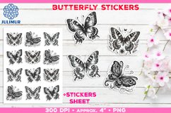 Charming Butterfly Stickers Printable Decorative Design Product Image 1
