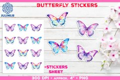 Charming Butterfly Stickers Printable Decorative Design Product Image 1