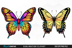 Watercolor Butterfly Illustration Clipart Product Image 1