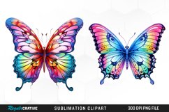 Watercolor Butterfly PNG Clipart Product Image 1