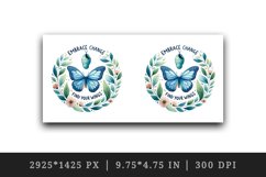 Watercolor butterfly motivational quote Embrace Change Find Your Wings print 20oz tumbler skinny mug wrap clipart t-shirt sublimation printable design