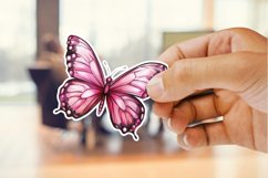 Watercolor Butterfly Sticker Clipart Bundle Product Image 2