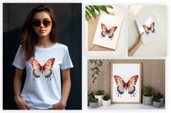 Butterfly Sublimation Clipart PNG Design