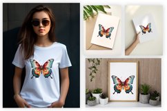 Butterfly Sublimation Clipart PNG Design