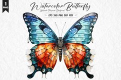 Butterfly Sublimation Clipart PNG Design
