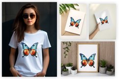 Butterfly Sublimation Clipart PNG Design