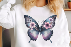 Watercolor butterfly sublimation design Product Image 3