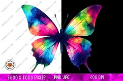 Watercolor Butterfly PNG, Butterfly Sublimation PNG Product Image 2