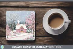 GorgeousWatercolor Square Coaster design.