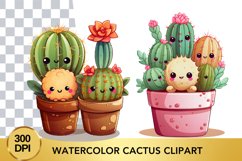 12 png Cute cactus Clipart, cactus sublimation Bundle Product Image 4