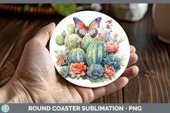 GorgeousWatercolor Round Coaster design.