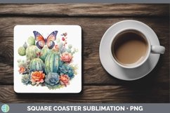 GorgeousWatercolor Square Coaster design.