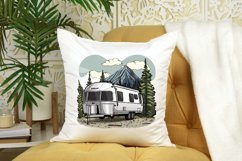 Watercolor Camping Clipart Bundle Product Image 6