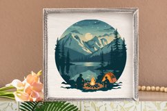 Watercolor Camping Clipart Bundle Product Image 3