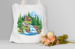 Watercolor Camping Clipart Bundle Product Image 4