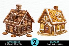 Watercolor Candyland Clipart Bundle Product Image 3
