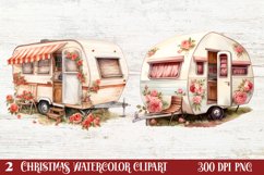  Watercolor Caravan Clipart Bundle, Caravan Clipart, Caravan Sublimation, Caravan watercolor, Watercolor