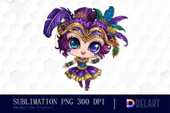 Carnival Chibi Illustration Clipart Product Image 1