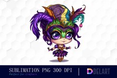 Carnival Chibi Illustration Clipart Product Image 1