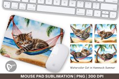 Mouse Pad Cat in Summer Hammock Product Image 1