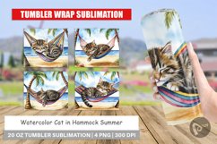 Tumbler Wrap Cat in Summer Hammock Product Image 1