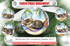 Christmas Ornaments Cat in Summer Hammock Product Image 1