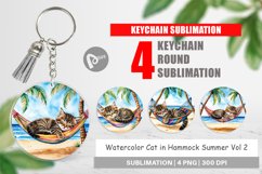 Keychain Cat in Summer Hammock Product Image 1