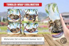 Tumbler Wrap Cat in Summer Hammock Product Image 1
