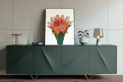 Watercolor cactus flowers printable clipart. Botanical cacti Product Image 7