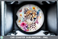 GorgeousWatercolor Car Coaster design.