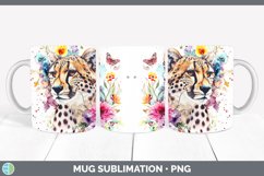 GorgeousWatercolor Mug Wrap design.
