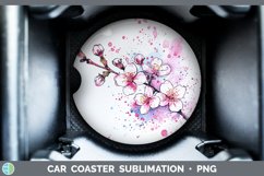 GorgeousWatercolor Car Coaster design.