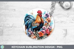 GorgeousWatercolor Keychain design.
