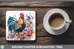 GorgeousWatercolor Square Coaster design.