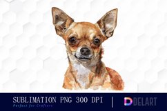 Chihuahua Watercolor Clipart Product Image 1