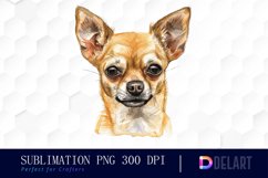 Chihuahua Sublimation PNG Clipart Product Image 1
